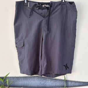 Hurley Men's Dark Gray Hybrid Shorts